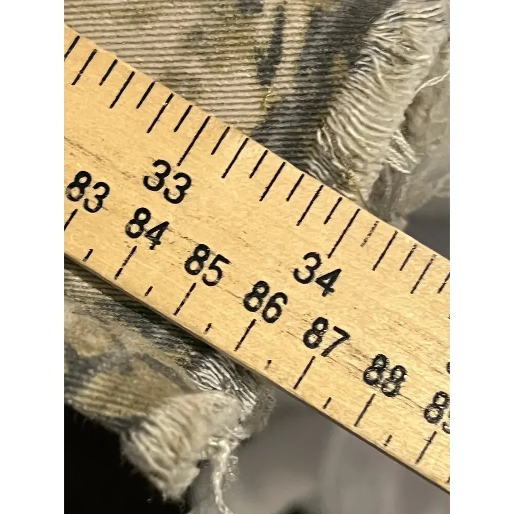 W Waimea Stacked Streetwear Mossy Oak Camo Jeans Mens 36x34 - Picture 4 of 4